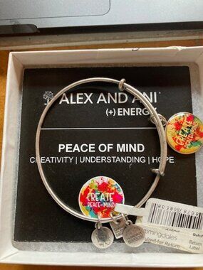 Alex and Ani Peace of Mind Bracelet....Create  Energy "New in Box"